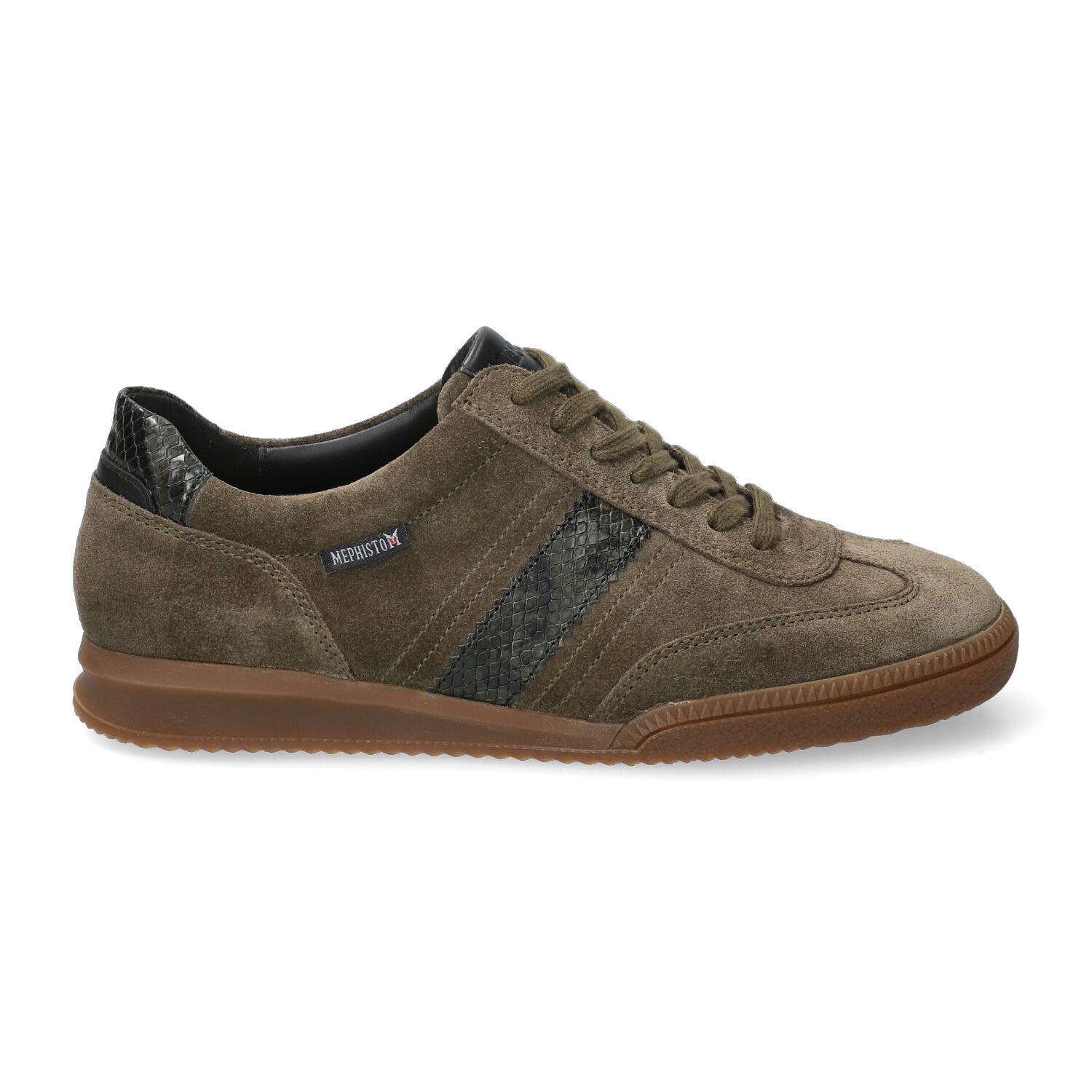 lacets femme modèle Witney vert moss - Mephisto